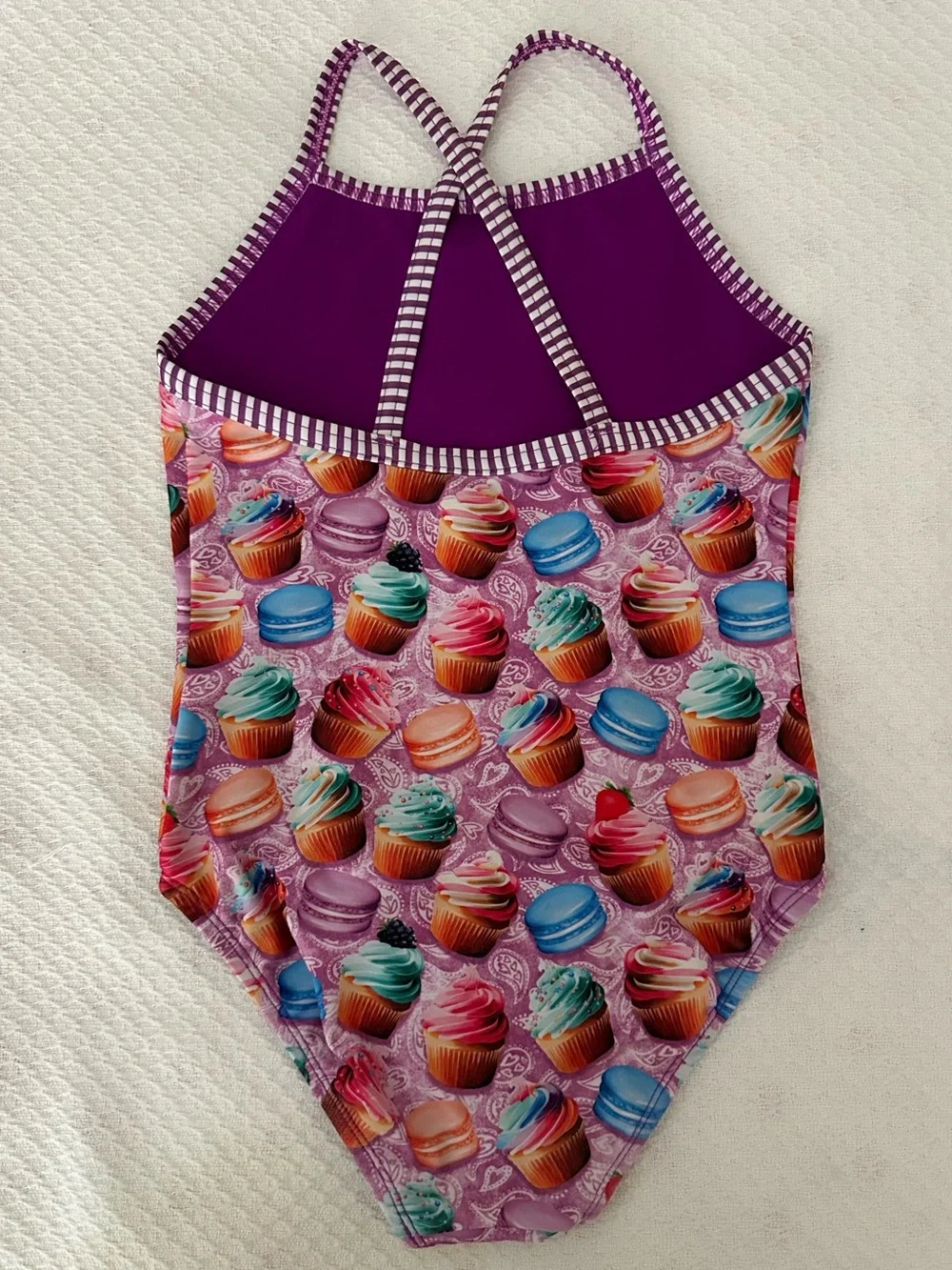 Dolfin Uglies Bon Appetite One Piece Swimsuit Sz 12 Very Good Condition